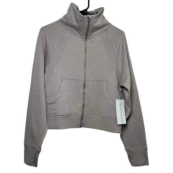 NWT Danskin Cropped Zip Up Jacket - Picture 1 of 7